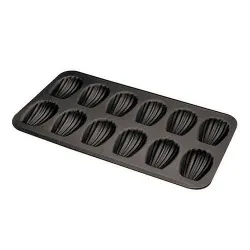 Купить противень paderno 47731-12 "маделен" 40х20см,12 ячеек, алюминий с антипригарным покрытием – цена от завода, доставка до двери | RuOborudovanie.ru