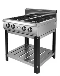 Купить плита газовая grill master ф4пг/800 газ (50002) на подставке 4конф. 27квт 800х800х1050 – цена от завода, доставка до двери | RuOborudovanie.ru