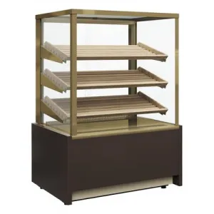 Витрина хлебная KC70 N 0,9-2 Bread 9006-9005 (Хлебная 0,9 Carboma Cube ТЕХНО) без стекла – купить по цене завода
