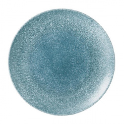 Купить тарелка мелкая 26см, без борта, цвет raku topaz blue, studio prints rktbev101 – цена от завода, доставка до двери | RuOborudovanie.ru