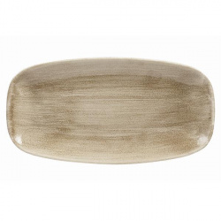 Купить блюдо прямоугольное chefs 35,5х18,9см, без борта, stonecast patina, цвет antique taupe paatxo141 – цена от завода, доставка до двери | RuOborudovanie.ru