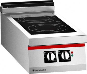 Плита стеклокерамическая Angelo Po 0N0VTR  ICON9000 с 2 зон.нагр.
