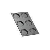 Купить гастроемкость антипригарная angelo po t6s11, 6 круглых форм, 32х53см – цена от завода, доставка до двери | RuOborudovanie.ru
