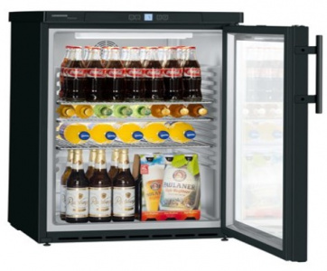 Шкаф холодильный Liebherr Fkuv 1613 на 141л чёрный со стеклом