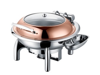 Чафинг-диш Crazy Pan CP-CHD018RG розовое золото – купить по цене завода